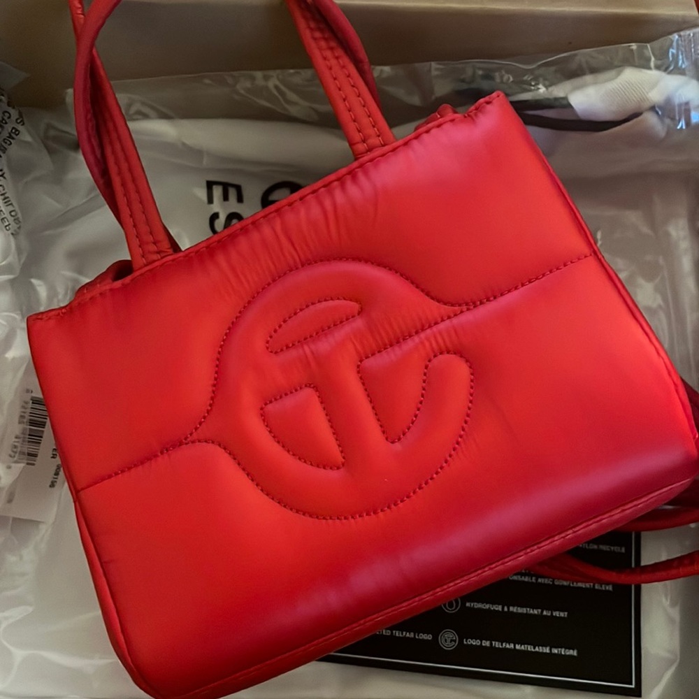 Telfar small puff bag